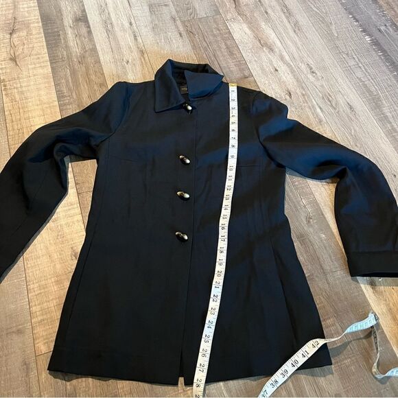 Luciano barbera black blazer size 4 - Picture 5 of 7